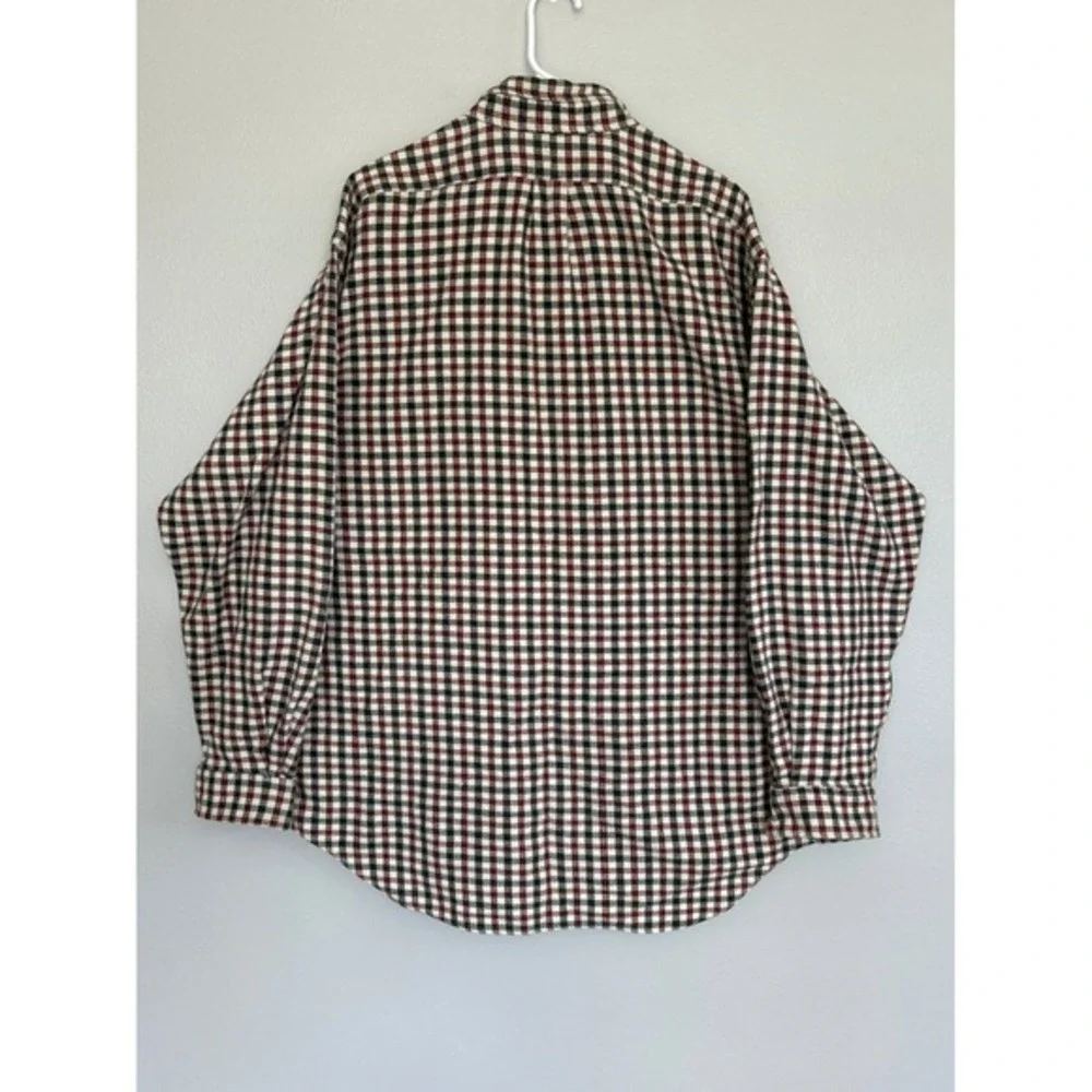 Polo Ralph Lauren Plaid Button Down Shirt Men 2XL cotton Red Pony Classic preppy